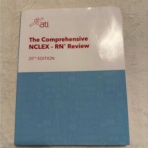 NCLEX-RN Review Book - Red and Blue
